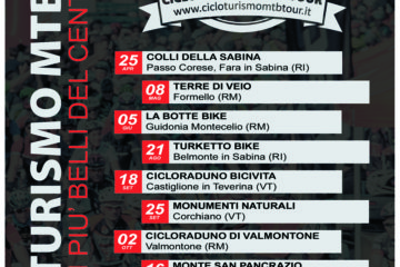 Calendario Cicloturismo MTB Tour 2016